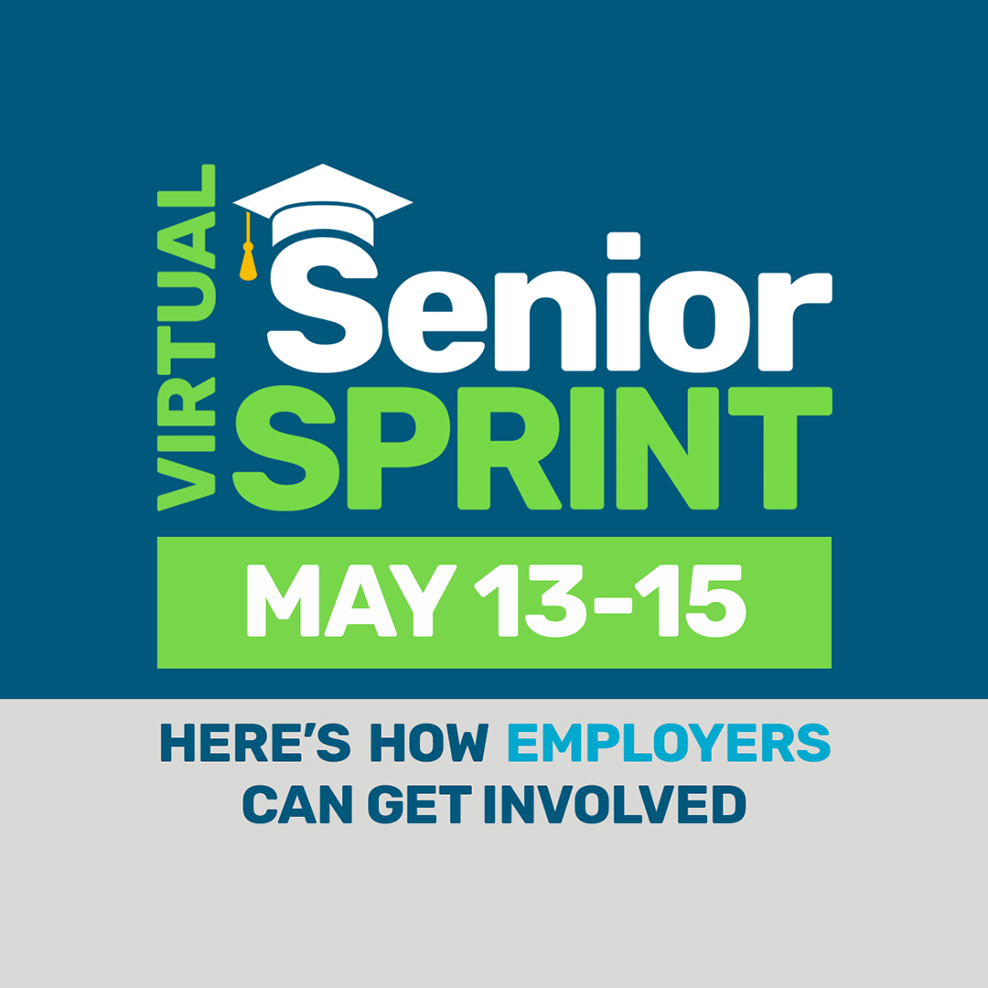 SmartCareersASP's tweet image. Employers, our #virtual #SeniorSprint is happening in 2 weeks! 🖥️

Once a company has provided required information, we will create a virtual booth for them!👍

After the event, we will send #CareerFair Reports to each company.

Register here: ow.ly/TzAj50zhnZf