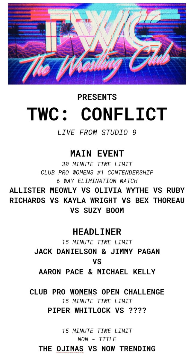 NWFEDERATlON's tweet image. On the NEXT episode of TWC Conflict!