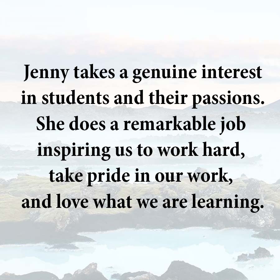 ucunivhonors's tweet photo. The University Honors Excellence in Teaching Award is presented in recognition of exceptional devotion to student learning and innovation within the context of honors education. Congratulations Jenny Wohlfarth, Professor of Journalism in the College of Arts and Sciences. https://t.co/xMjM9fZkqR