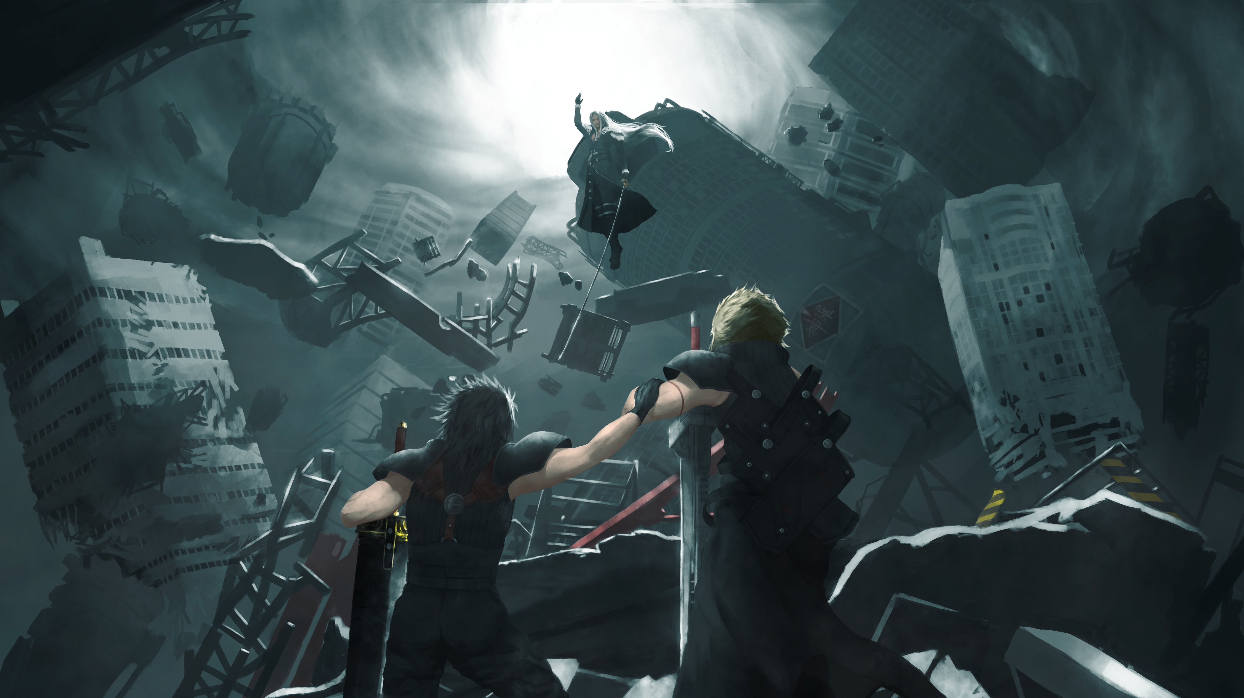 Liang Sur Twitter ファイナルファンタジーvii 最後の戦い 運命を逆転 させるクラウド ストライフと戦友ザックス フェア 対決もう一度復活セフィロスもう 世界を救う ファイナルファンタジーvii ザックス フェア クラウド ストライフ セフィロス T Co
