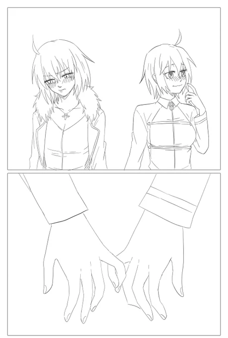 是有這麼純情嗎 #FGO #ジャンヌ・オルタ #貞德Alter #黑貞