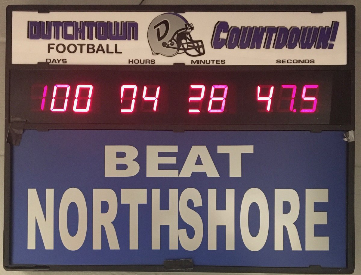 DutchtownFB's tweet photo. 100 Days! https://t.co/STnWHwsDIw