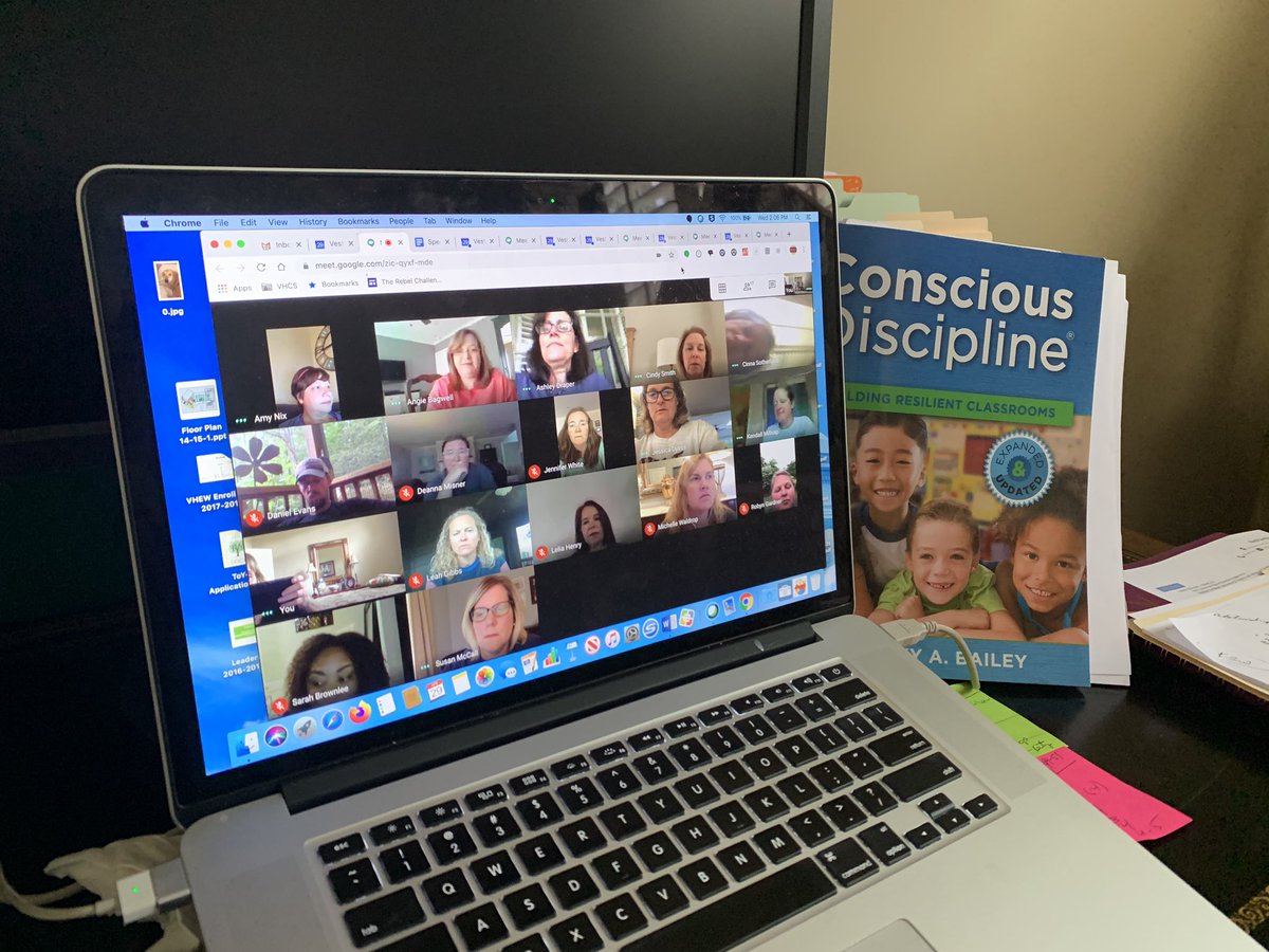 vhewHauser's tweet photo. Vestavia West paraprofessionals learning together virtually. #virtualvestavia #adultelearning #consciousdiscipline https://t.co/K89LrUN1Ur