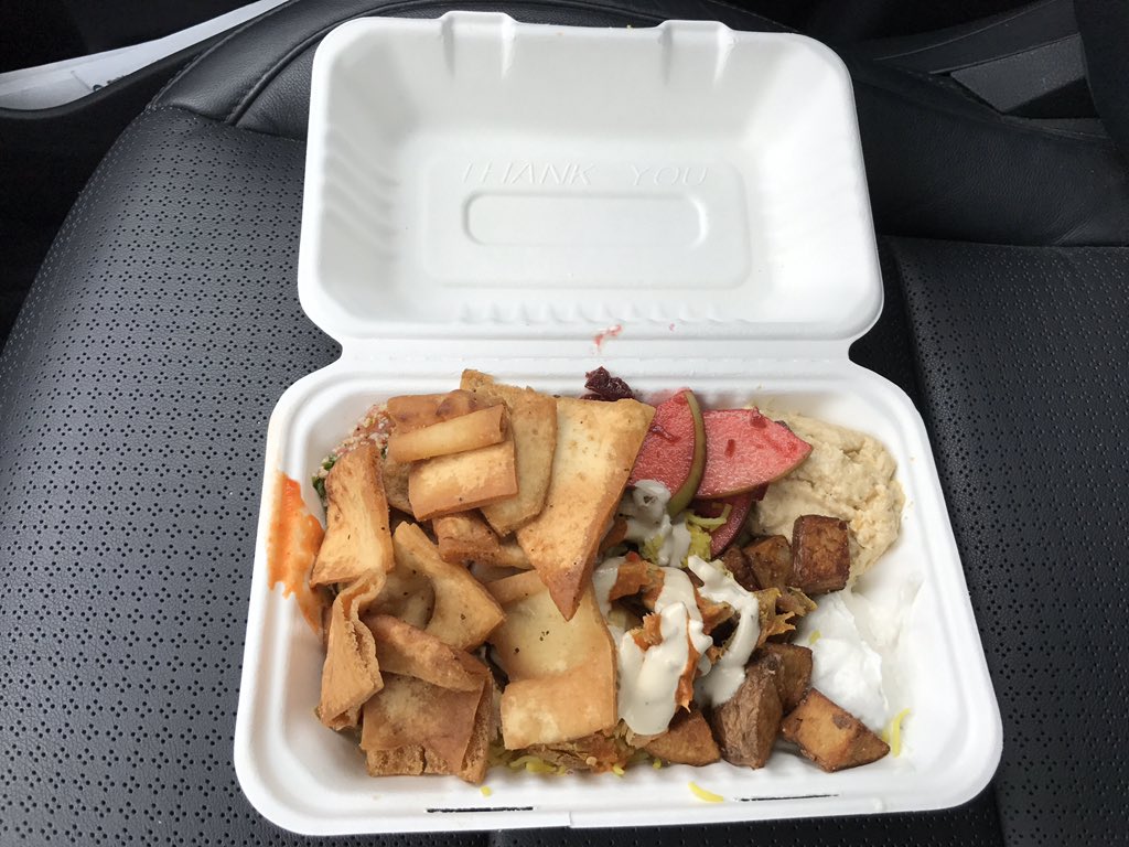 <a href="/SkipTheDishes/">SkipTheDish</a> Love my shawarma from <a href="/ShawarmaKhanWPG/">Shawarma Khan</a> 😋 #HungryToHelp