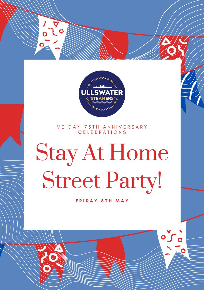 UllswaterSteam's tweet photo. As part of #VEDay celebration next weekend - we’re going to host a #StayAtHomeParty to celebrate #VEDay75 onboard - that’s what the trolley was for ! #StayHomeSaveLives https://t.co/RYxP1By9qt