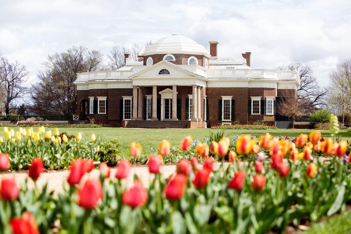 Monticello's iconic West Front, or "nickle view", has been the subject of photos for over a century. From the first image here (c1880s!), these capture major changes over time: 1924 roof restoration, 2013 restoration of the columns to their original unpainted plaster, and today.