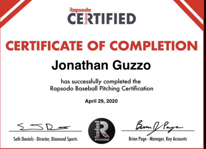 We stress to athletes this is a time to out work everyone else who aint working. That goes to our staff as well. Cant wait to get back to work @rapsodo #rapsodocertified #rapsodosquad #pitchdesign #pitchdevelopment