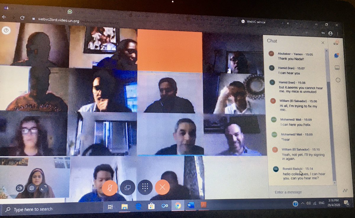MYNewYorkUN1's tweet photo. VTC Briefing by the G77 + China was held today, 29 April 2020 to discuss preparations for the upcoming Second Resumed Session of the Fifth Committee 74UNGA #FifthCommittee #74UNGA #WorkMustGoOn #VirtualMeetings https://t.co/eGqpBq0oVH