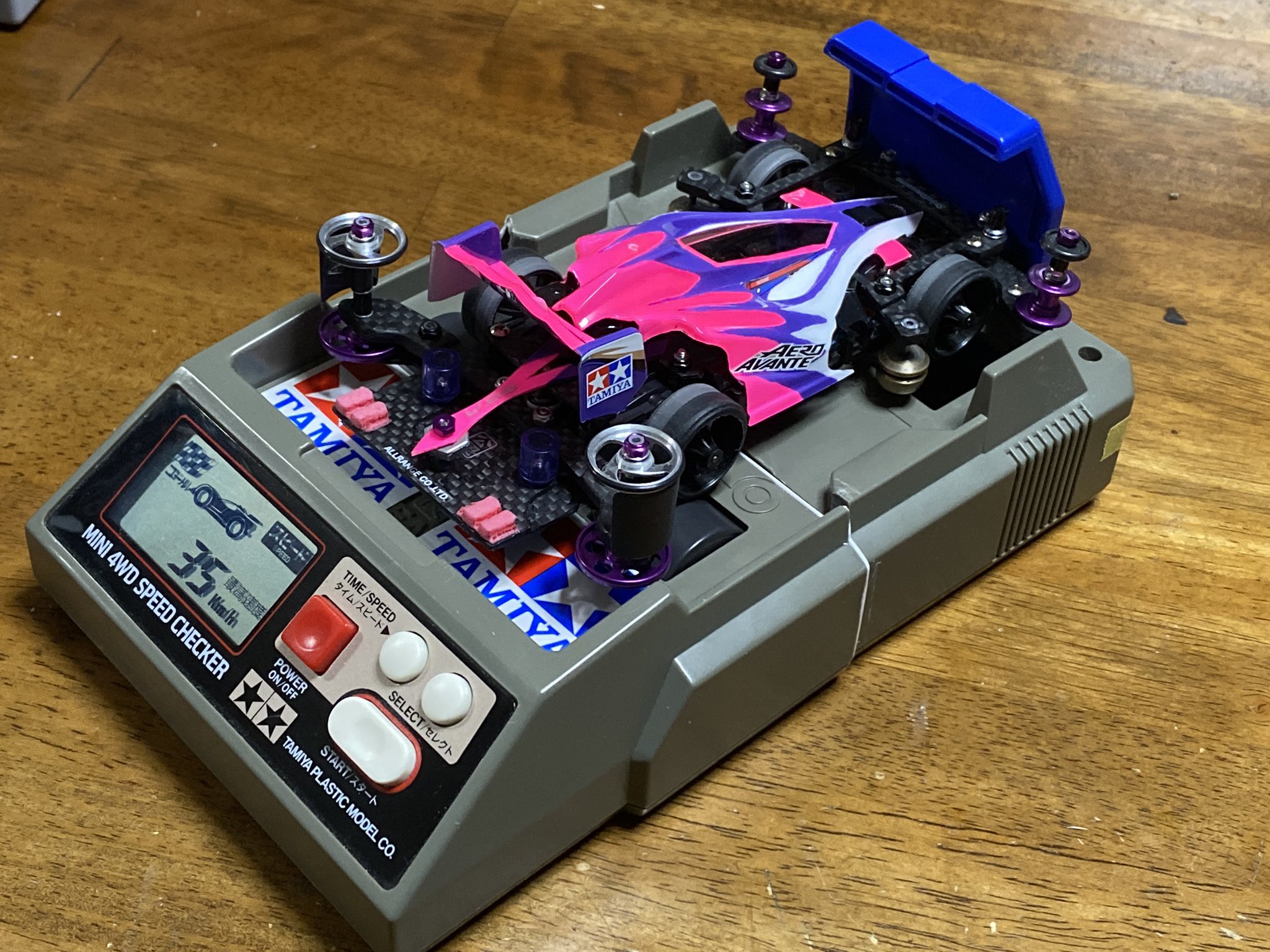 ミニ四駆　ポータブルピット　スピードチェッカーなど色々セット　タミヤ タミヤ ミニ四駆グレードアップパーツ ミニ四駆 ポータブル