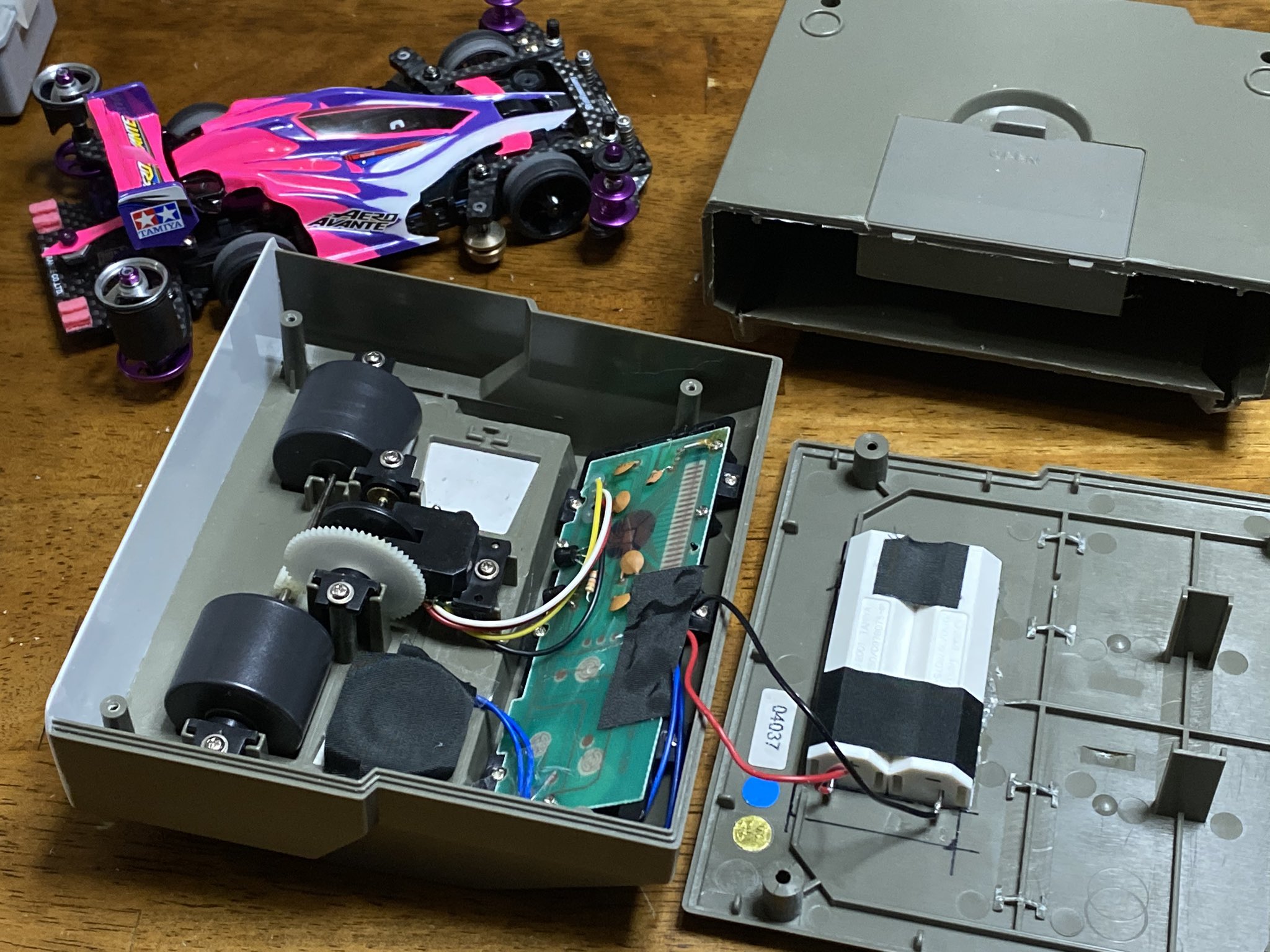 ミニ四駆 小型スピードチェッカー microUSBで充電 手の平サイズ