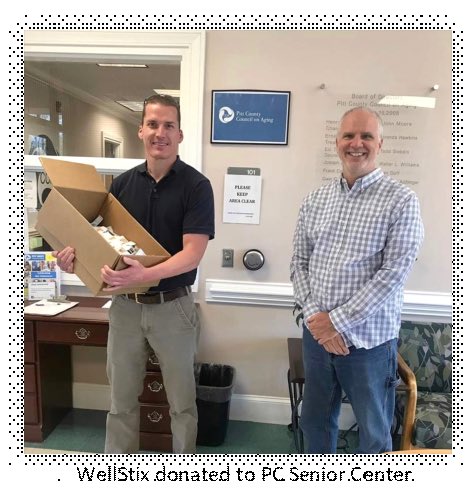 HughCWelsh's tweet photo. Great job by our @DSM Greenville NC team with donations of PPE to the Greenville Fire Department &amp; a donation of Immunity Stix with to the Pitt County Nursing Home, they are also doing amazing work supporting local food pantries really living the Do Something Meaningful mantra https://t.co/18rBY04mmR