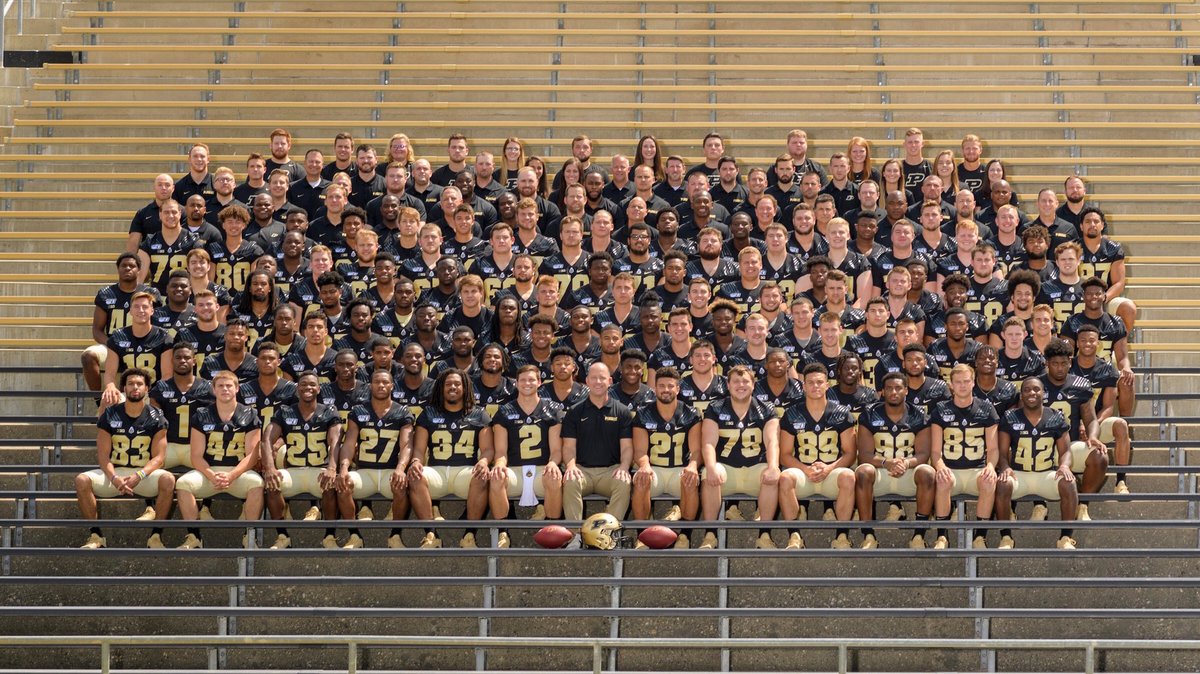 JeffBrohm's tweet photo. Always rocking our black and gold.

#BoilerUpTogether 🚂 https://t.co/MCkM3eYN2P