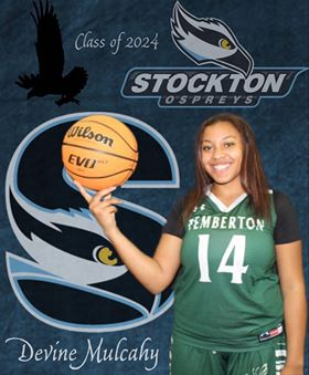 PembertonSchool's tweet photo. Two additional PTHS senior athletes have shared their commitments—Congratulations to Devine Mulcahy who will play basketball for Stockton University next year, and Jaidah Mitchell, who will run track for Kutztown University and major in early childhood education. @pthshornets https://t.co/BcsO60mERo