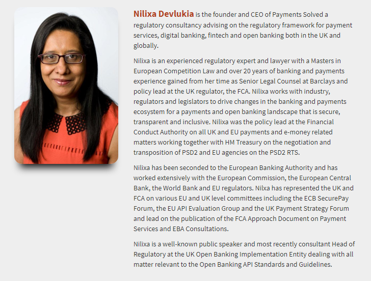 PaymInnovTech's tweet photo. Speaker Spotlight - CR Global Payment Summit Webinar Series on 6th May 2020, 14.00-15.00 CEST

Register to hear her speak: https://t.co/BU4oLbz2pR 

#PSD2 #RTS #payments #digitalpayments #paymentindustry #centralbanks #openbanking #paymentsolutions https://t.co/E5MKkja1fL