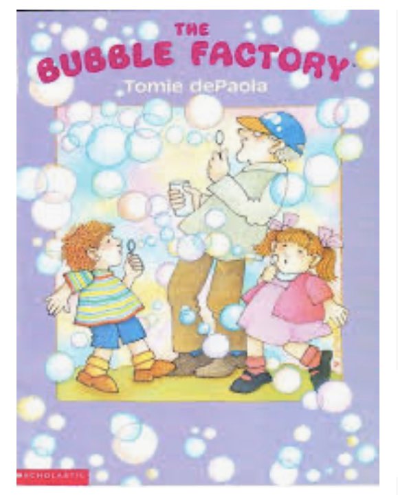 ECE_STEAM's tweet photo. @ECE_STEPS and I are going live to read The Bubble Factory by Tomie dePaola! Come join us on BBB https://t.co/cn38vd2jaQ https://t.co/AxMYJhc0cX