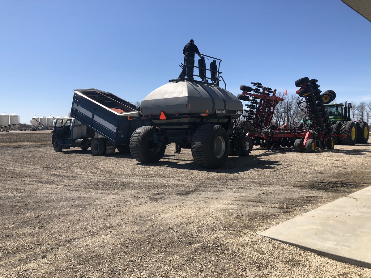 Missed most of yesterday’s rain so it’s time to go seeding! Starting with <a href="/SeCan/">SeCan</a> AAC Starbuck - excited for this variety as it shows good potential to be the replacement for AAC Brandon.