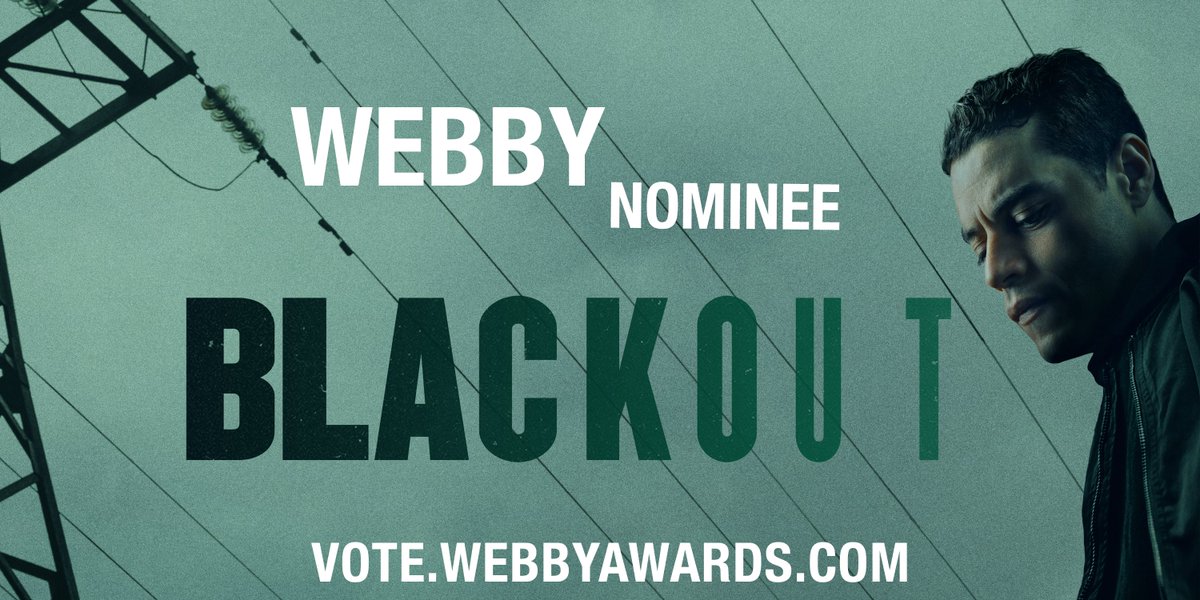 So excited that our podcast Blackout starring <a href="/ramimalek/">Emre Özer</a> has been nominated for a Webby People's Voice Award! Be sure to vote at vote.webbyawards.com by May 7th! <a href="/qcodemedia/">QCODE 🎧</a>