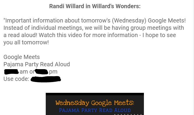 Pajama Party Read Aloud! #CISDRocks #SDLhawkstrong