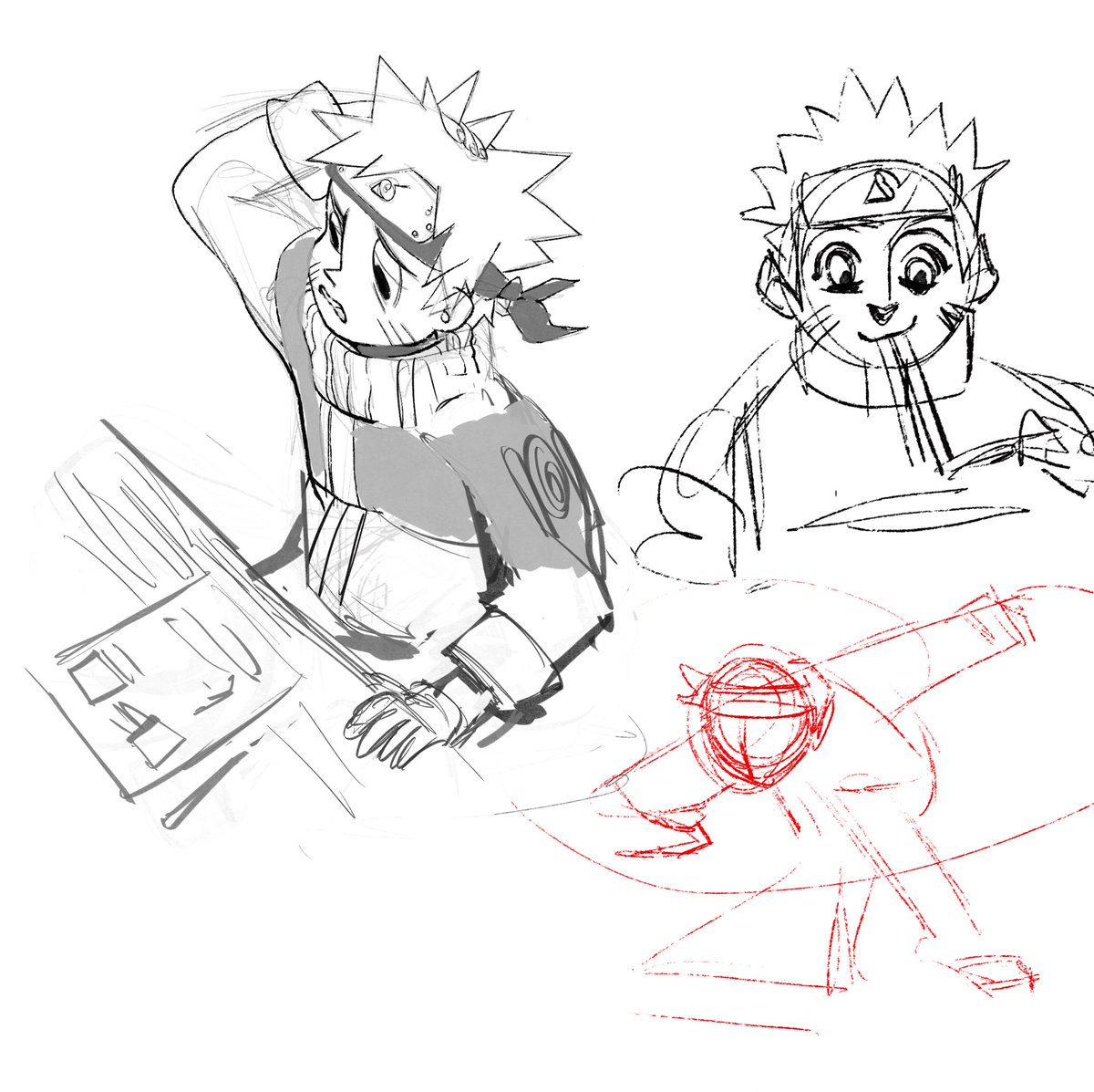I've mostly been doodling Naruto and playing animal crossing so not a lot of new finished stuff lately! 