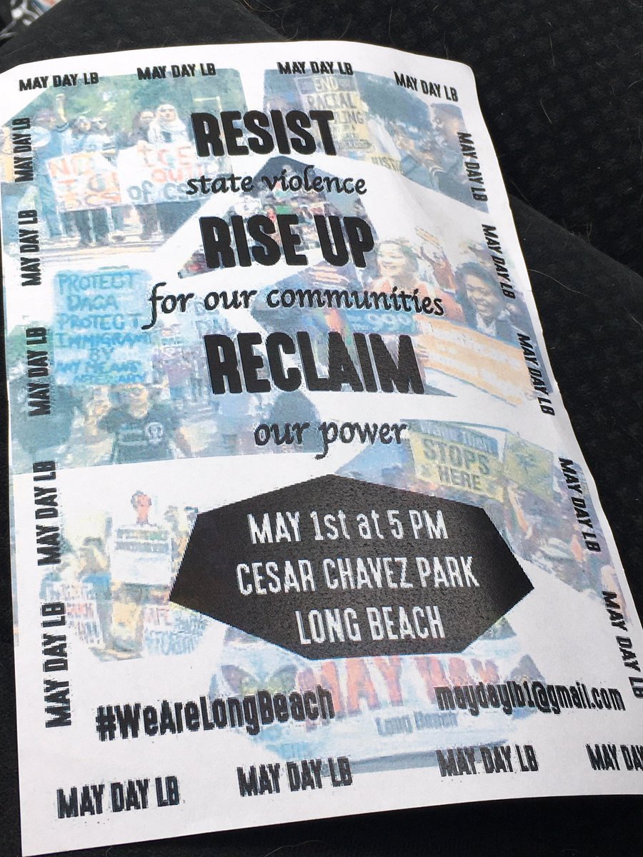 BeSweetLBC's tweet image. Found this classic @MayDayLB poster in my car getting ready for the #MayDayLBCarCaravan RSVP to join: bit.ly/MayDayLB