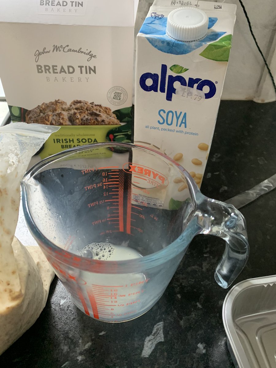 EatingPlant's tweet photo. Delicious home made Irish Soda Bread in 35 minutes. John Mccambridge brand . No yeast. Just add ( any ) milk. Comes with its own tin and stays good till May 2021 #sodabread #whearflour #veganism #veganbread #lockdown #baking #johnmccambridge @McCambridge1945 https://t.co/PrV37xWfc0