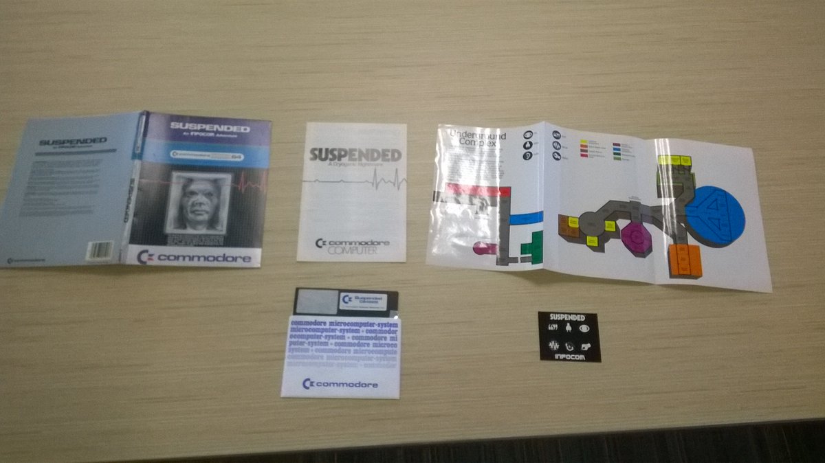 scholarsgrotto's tweet photo. @TinkeringHuman @PurdueHonors Impressive -- enough to make one jealous! We've got a start at Notre Dame, from a C64 &amp; Apple II, to a TRS-80 &amp; Apple Newton. We should have a media archaeology conference! It seems apropos, at this time, to add some images from one of our Infocom box sets #dayofdh2020 #IndianaDH https://t.co/ONOE0RrS49