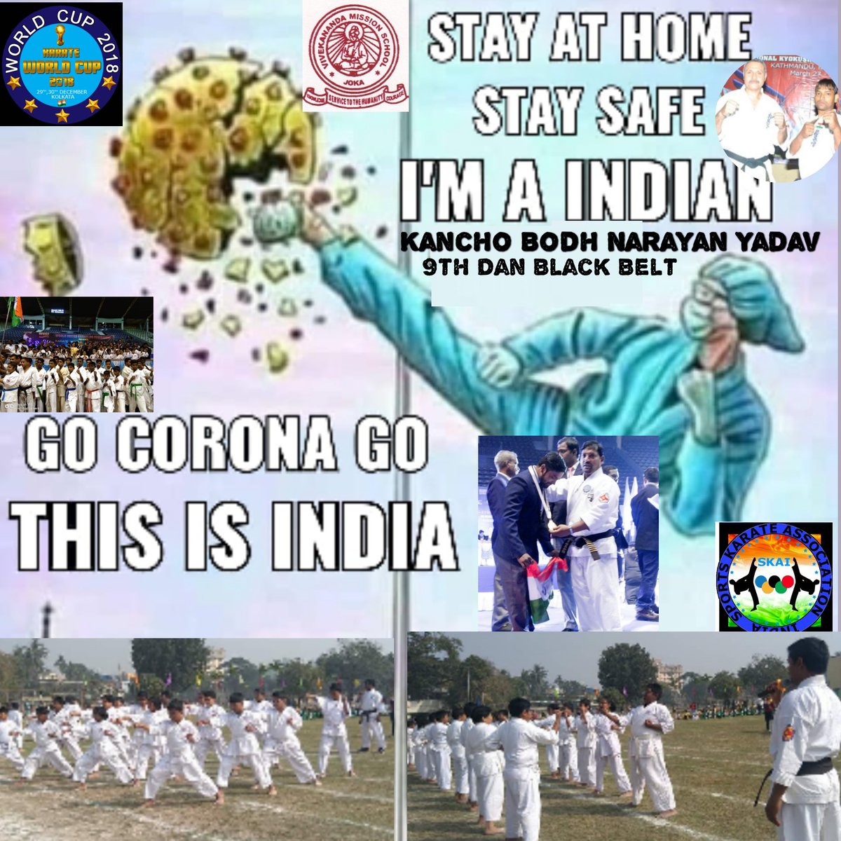 BodhYadav's tweet photo. Stay at Home Stay Safe. https://t.co/OsRTDPpLQD