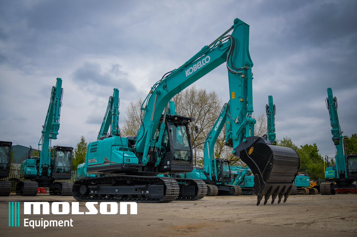 molson_group's tweet photo. Time to raise the bar... Introducing the new Kobelco SK130LC-11 excavator.

Find out more on our website: https://t.co/zkKKd6DpO5

#sk130launch #kobelco #trueblue #molsonequipment #molsongroup #excavator #digger #earthmoving #groundworks #planthire #construction #heavyequipment https://t.co/cWF5BUVu2F