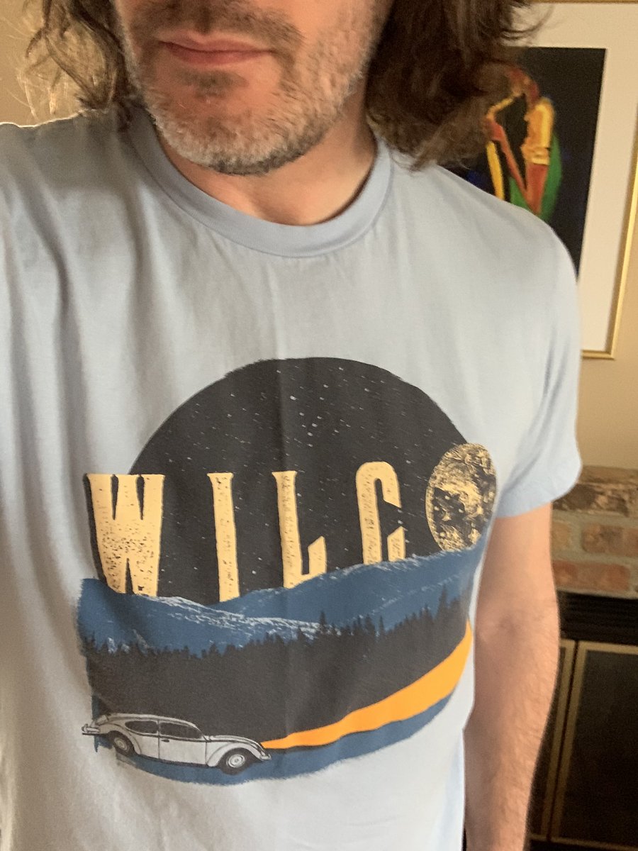 Band shirt day 7/quarantine day 52: today I’m sporting a  @Wilco shirt and channeling Jeff Tweedy with totally unkempt hair.