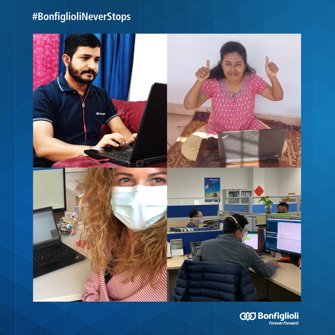 Bonfiglioli_'s tweet photo. We are ready to roll-up our sleeves and face the “new normal”. People safety is a top priority at Bonfiglioli, we will overcome this difficult situation together thanks to the commitment of our huge Family. United we are stronger!
#TogetherForTomorrow https://t.co/7B5gRGZzIq