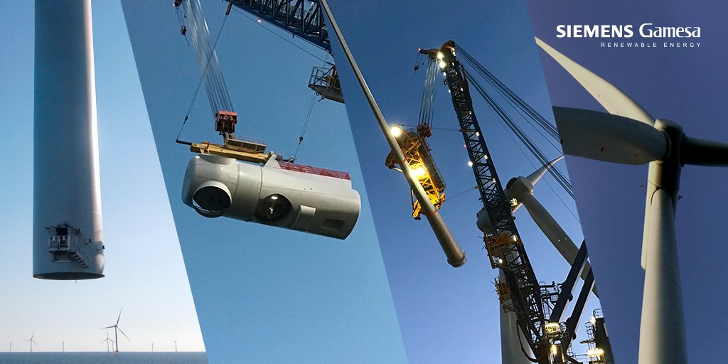 SiemensGamesa's tweet photo. Great milestone safely achieved! All 102 SWT-7.0-154 #offshorewind turbines installed at the #EastAngliaONE project for @SPRenewables &amp; @GreenInvGroup!
The park will power more than 630,000 homes when fully commissioned.
Thanks to all who have made it possible! #CleanFutureNow https://t.co/2vLezXdOQM