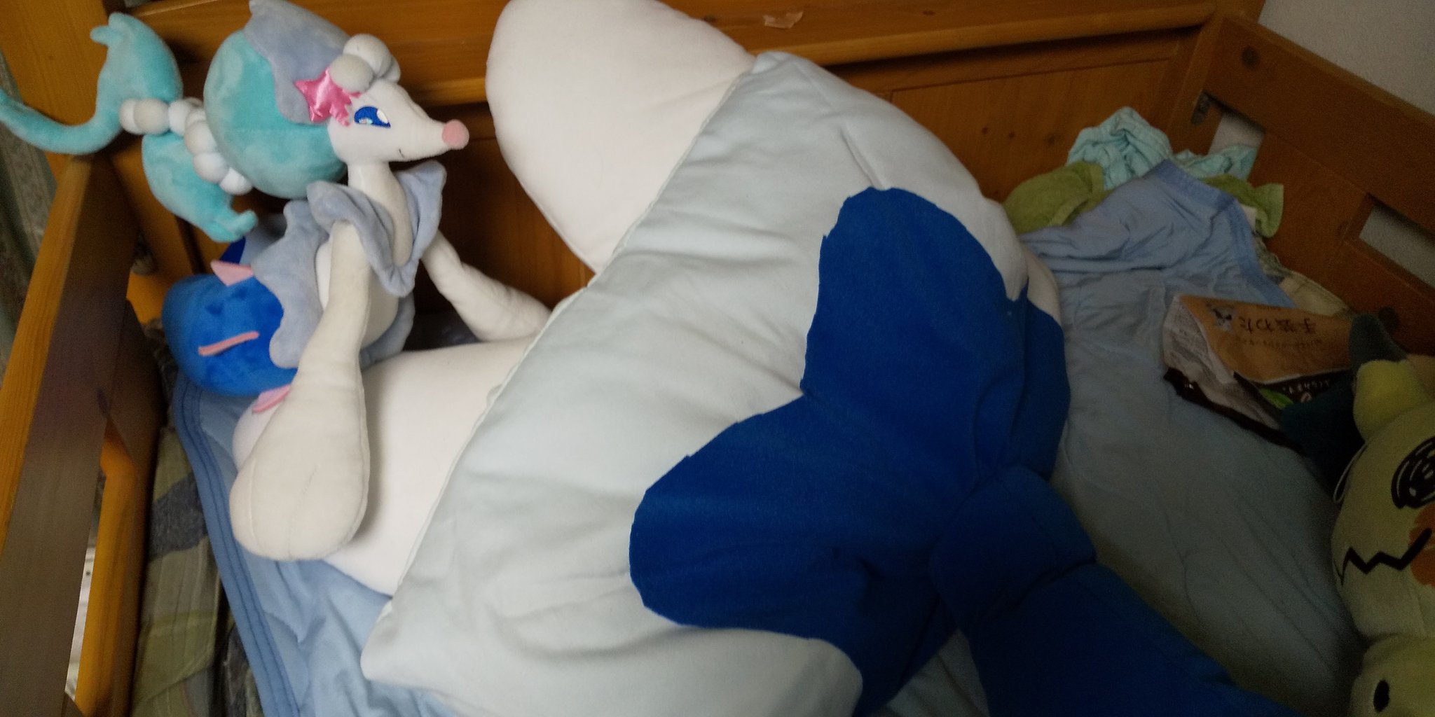 リッキー 等身大アシレーヌぬいぐるみ計画 ヒラヒラ取り付け完了 あともーちょい T Co Oqm8vm91id Twitter