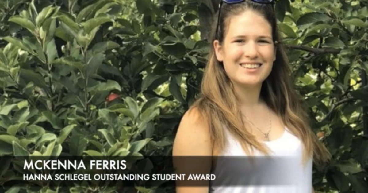 Congratulations McKenna on the Hanna Schlegel Outstanding Student Award! You are so deserving of this award. We are so thankful for all of your hard work that was put into the Cupboard within the past few years!