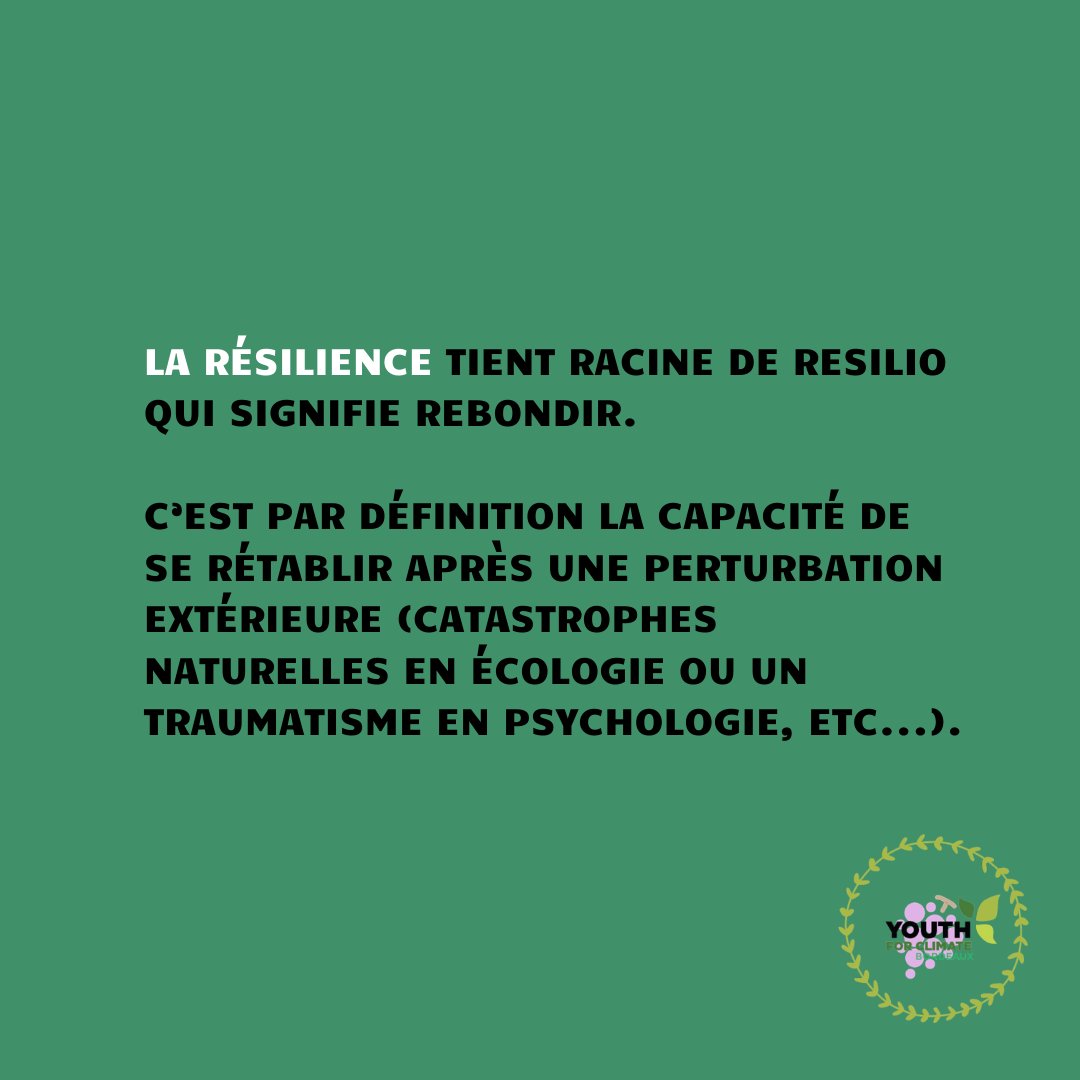 YFCBordeaux's tweet photo. Salut Twitter !✌️

C'est une notion au cœur de l'actu et très importante, alors aujourd'hui on te présente rapidement et simplement l'essentiel notion de "RÉSILIENCE".

Bonne lecture 🙂

[La résilience] 1/3 
⬇️

#ConfinementavecYFCBordeaux
#ConfinementJour44 #COVID19 https://t.co/ARzVbzQ2yB