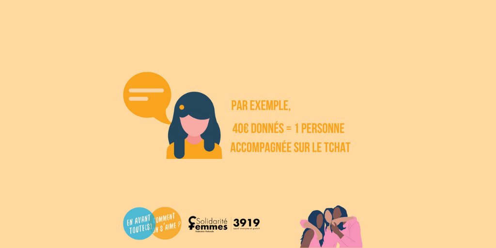 Avec le #confinement et pour faire face à l'augmentation des violences dans les couples et les familles, le tchat est ouvert tous les jours de 10h à 21h On a besoin de vous pour que ça continue 💫✨ Soutenez nous sur helloasso.com/associations/e…