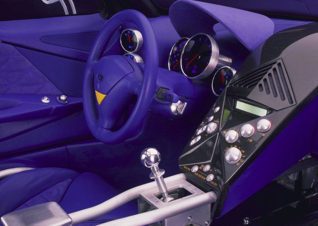 thecarbloke's tweet photo. Today I've been writing about the Ford GT90 concept of 1995. It had to use ceramic titles from NASA's space shuttle to stop its V12 from melting the bodywork.

#Ford #cars #concept #supercar https://t.co/4YkvF1Nqen