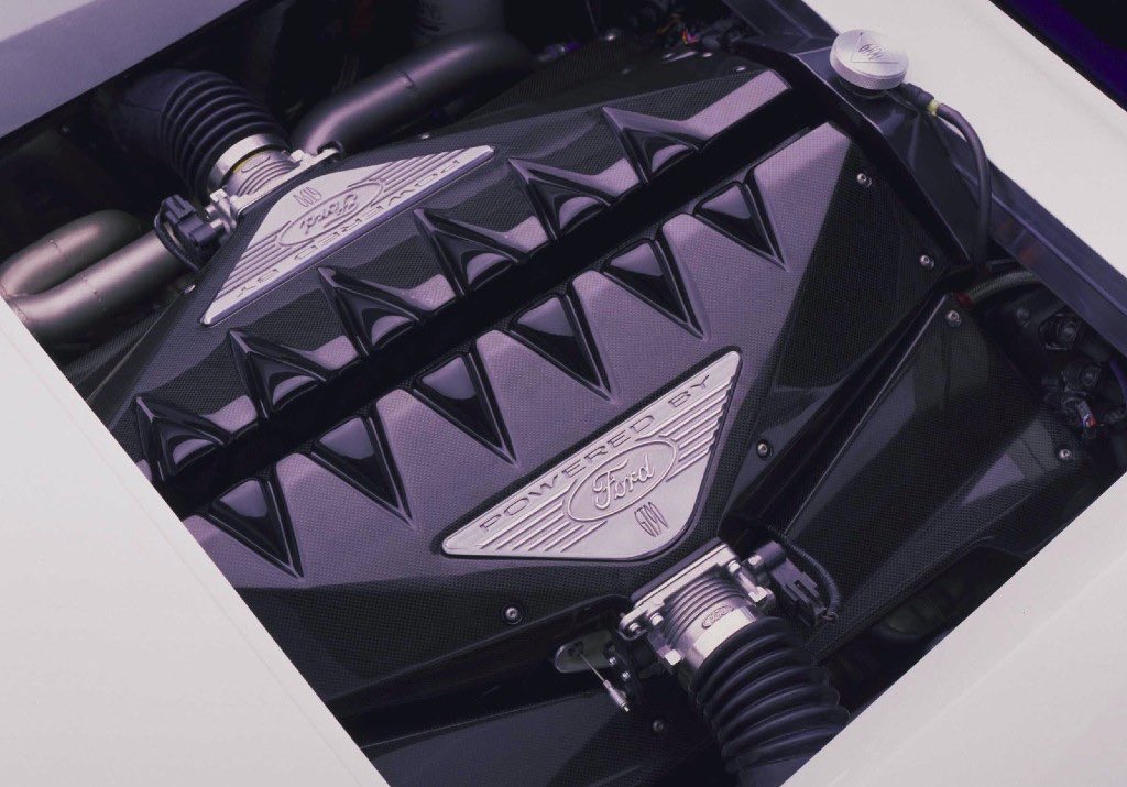 thecarbloke's tweet photo. Today I've been writing about the Ford GT90 concept of 1995. It had to use ceramic titles from NASA's space shuttle to stop its V12 from melting the bodywork.

#Ford #cars #concept #supercar https://t.co/4YkvF1Nqen