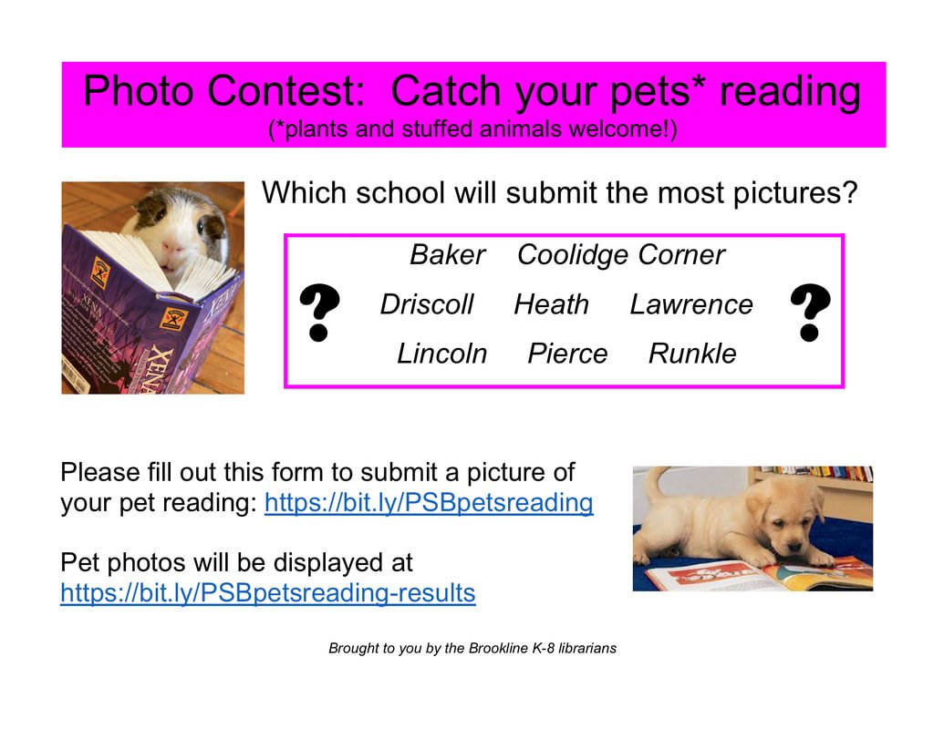 Catch Your Pets Reading photo contest!