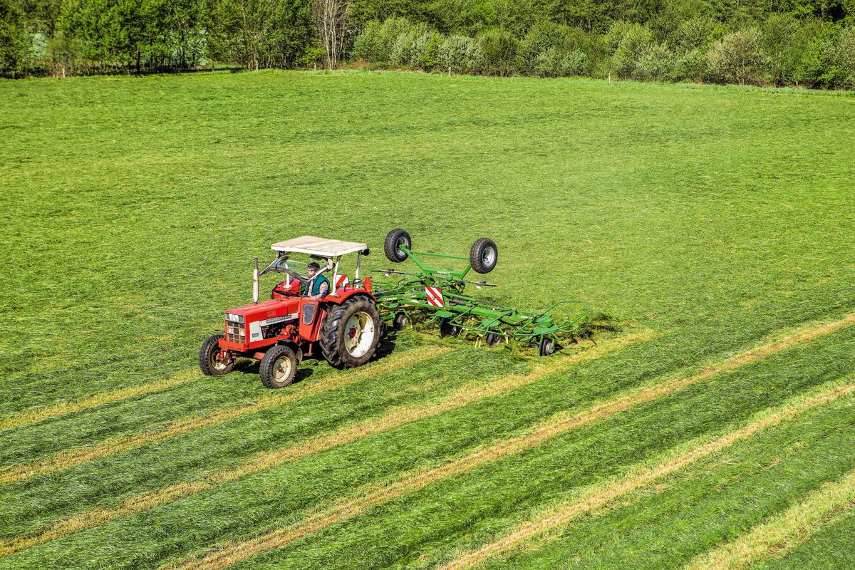 KroneFrance's tweet photo. Faneuses grandes largeurs #KRONE : pourquoi mobiliser votre tracteur de tête sur votre faneuse quand une faible puissance suffit ?!
✅Gain de temps
✅Econimie de carburant
✅Flexibilité de chantier
#Fenaison #Faneuse #thepowerofgreen #tracteur #tractor #agriculture #foin https://t.co/wH6QzIGyPX