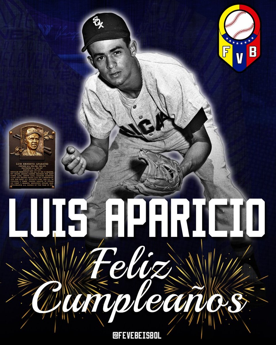 #FELICIDADES🎂
• 
En el día de su cumpleaños a uno de los más grandes denuestro Beisbol⚾️ de #Venezuela🇻🇪 y único integrante del #HOF
•
Que sean muchos más llenos de salud y buenos deseos
•
#PorTuSelección🏟
#PorElClásico
#QuédateEnCasa🏘