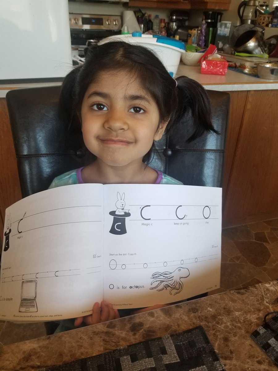 Jeelaniu's tweet image. Home learning for normalcy! The whitebord came out. With three @FMPSD teachers in the house - these kids will be beyond ready! @JeremyHiscock @njeelani #ABlearningathome #FMPSDlearningathome