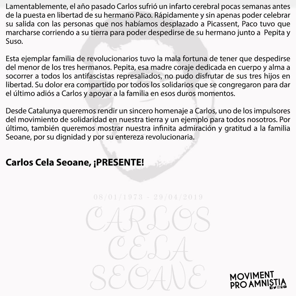 Carta en homenaje a Carlos Cela Seoane: tiny.cc/png1nz