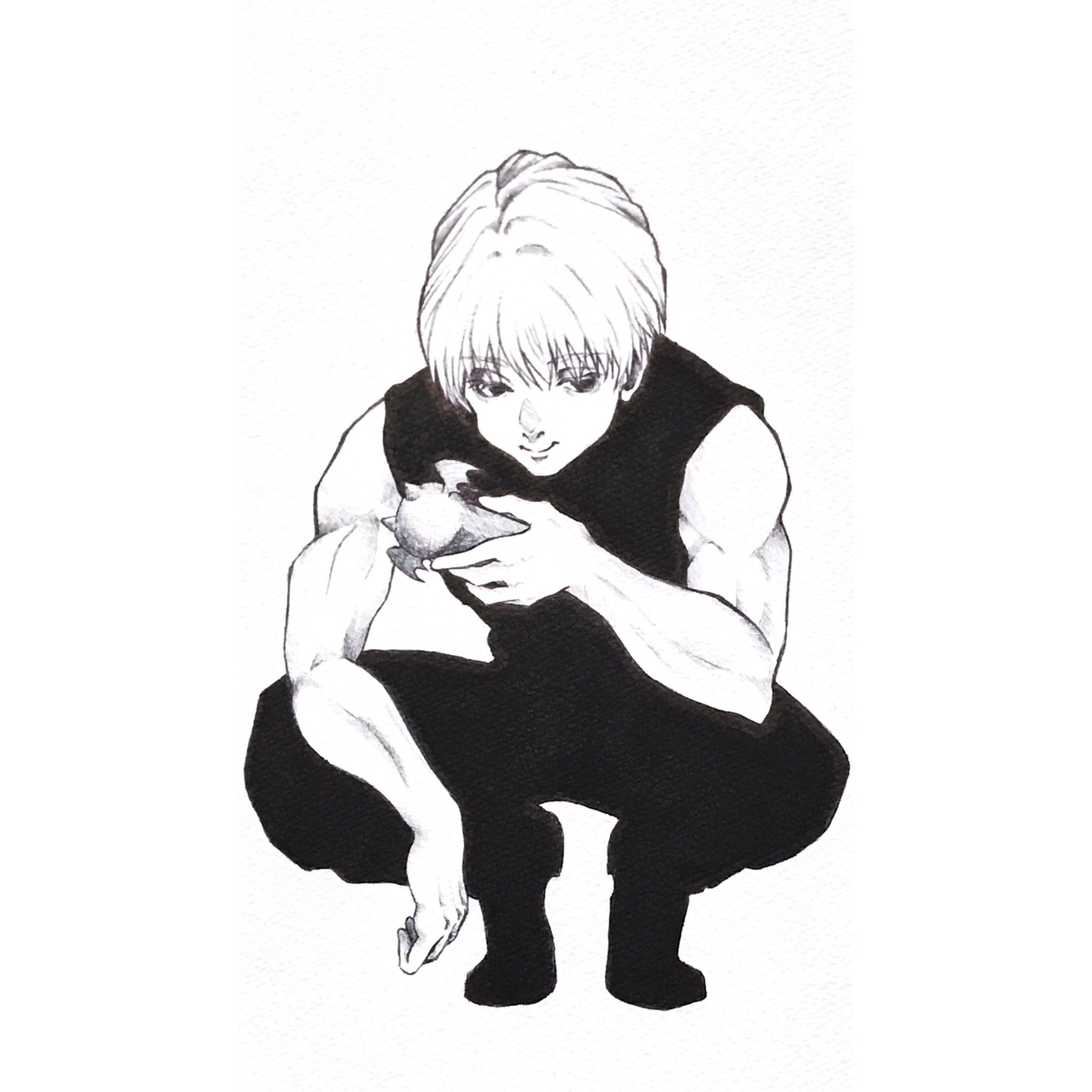 Zhumma 悪巧みシャル シャルナーク ハンターハンター Hunterhunter Hunterxhunter 悪巧み イラスト好きさんと繋がりたい イラスト 絵描きさんと繋がりたい 絵描き ペン画 T Co Xsvwgjg5je Twitter