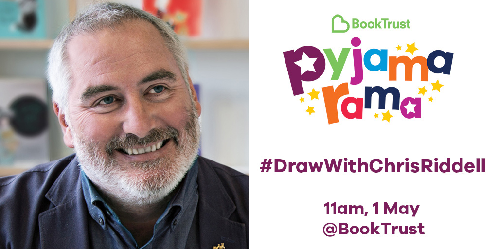 Pyjamarama - Draw with Chris Riddell, 11am on 1 May