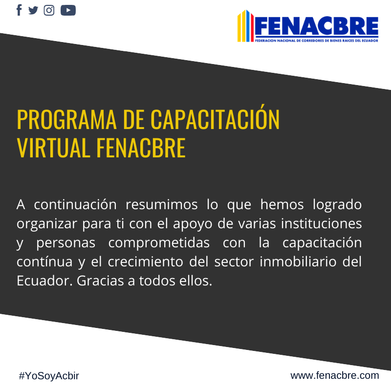 fenacbre's tweet photo. Hemos aceptado el reto de seguir capacitando a nuestros Socios y Asociaciones, pese a las adversidades. Agradecemos a todos quienes nos apoyaron en este proyecto e hicieron posible que hayamos llegado a tantos profesionales del sector inmobiliario. 1/3 https://t.co/qd0s0cri0T