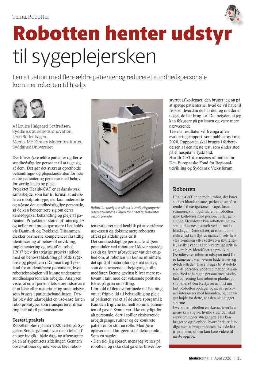 HealthCAT_eu's tweet photo. Das dänische Branchenmagazin für Medizintechnik "Medico Teknik" hat über uns berichtet! 😎 Hier gehts zum Beitrag in 🇩🇰➡️https://t.co/lfLCMIPjtG

Mehr Infos: https://t.co/ye6aTjY595
#Ostern #Interreg #EU #User #StayHome 
#Interreg #Deutschland #Danmark https://t.co/2sKSWnU108