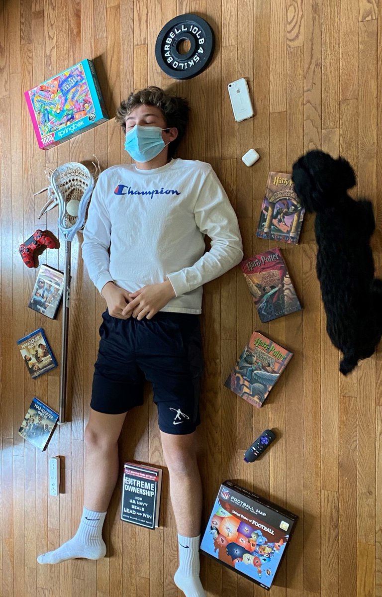 CathleenBeachbd's tweet photo. I asked students to take a picture of their quarantine life and explain the picture. @TaylorTwig students never fail to disappoint.🥰 Love how their projects are turning out! 😍 A great idea from @edutopia and love how it's sparking their creativity. #fcps1kidsdeserveit https://t.co/JpQR88MngV