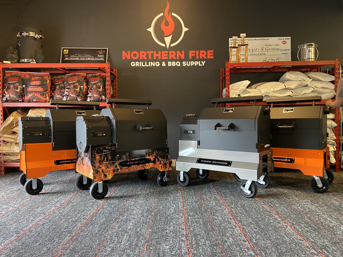 NorthernFireBBQ's tweet image. Got a favorite color?  @yodersmokers  640s comp carts in stock!  #YoderNation