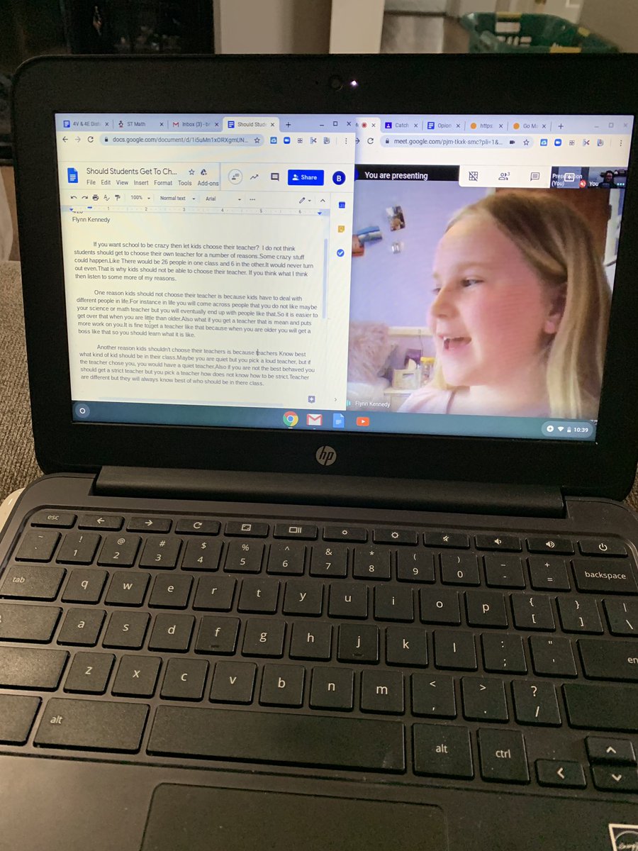 Splitting my screen has been SO helpful lately! It’s great to be able to see my student/students and what we are working on at the same time without having to switch back and forth! Flynn loves it too! 😊 <a href="/MrsJVMiller/">Jennifer Miller</a>