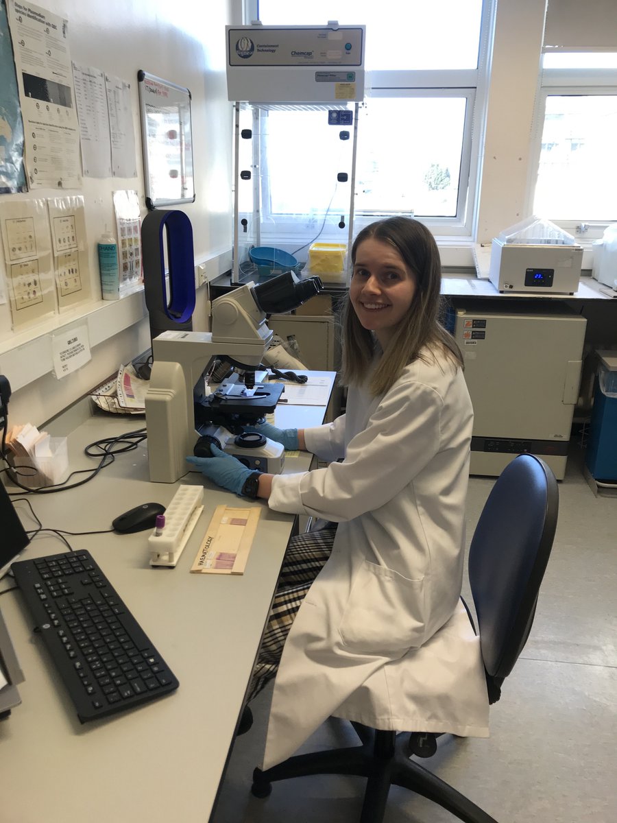 RGUSPASPH's tweet photo. @RGUPALS graduates #BiomedicalScience in action! The Haematology laboratory provides routine blood monitoring of COVID-19 patient's to monitor their response to the infection. Thank You #NHS! https://t.co/Q6WXlhWH4t